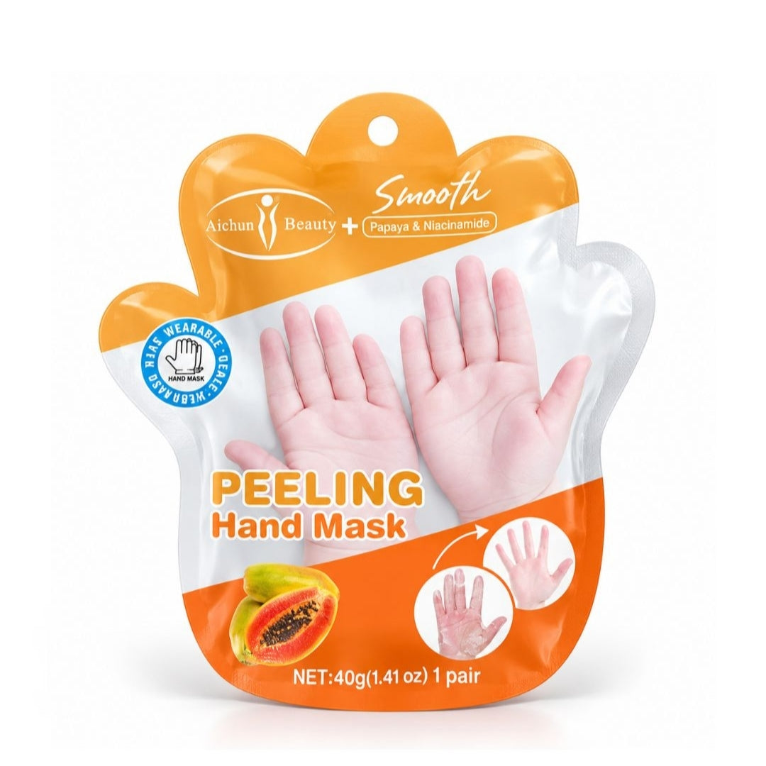 Aichun Beauty Smooth Peeling Hand Mask - Papaya & Niacinamide 40g