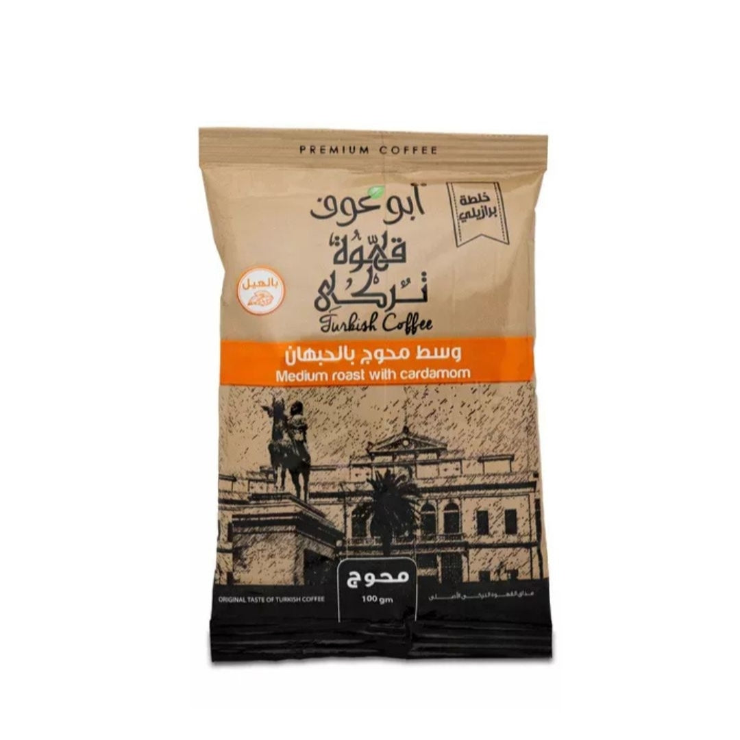 Abu Auf Medium Roasted Blended Brazilian Coffee 100g