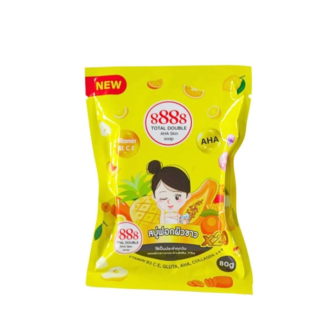 8888 Total Double Aha Skin Soap 80g