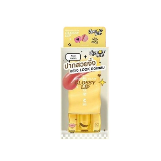 Lemon Me Spinning Glam Glossy Lip No.2 Angel 2.6g