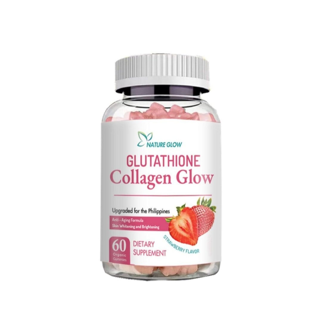 Nature Glow Glutathione Collagen Glow Strawberry Flavor 60pcs
