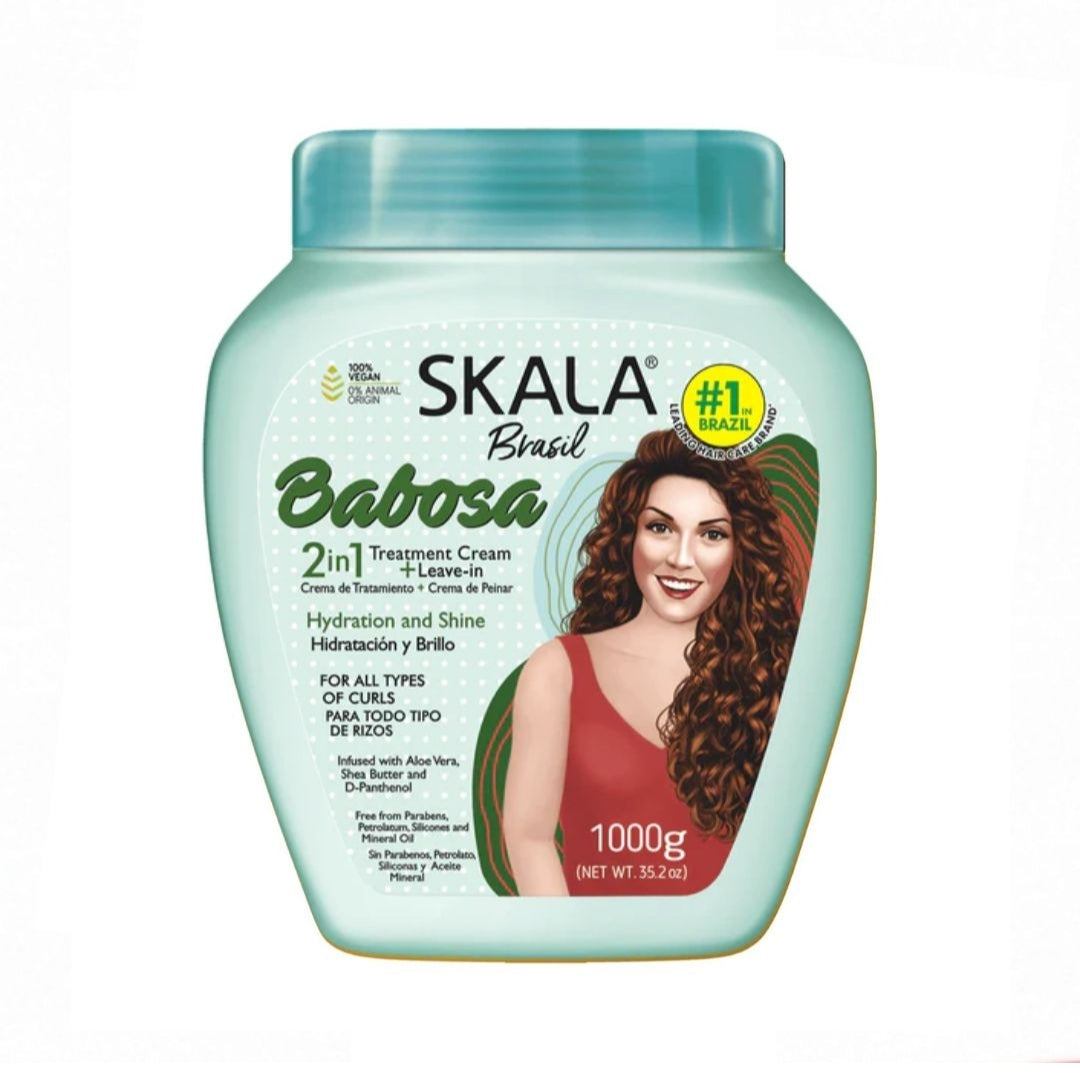 Skala Expert Babosa Hair Treatment Conditioning + Leave -in + De Peinar Cream 1000g