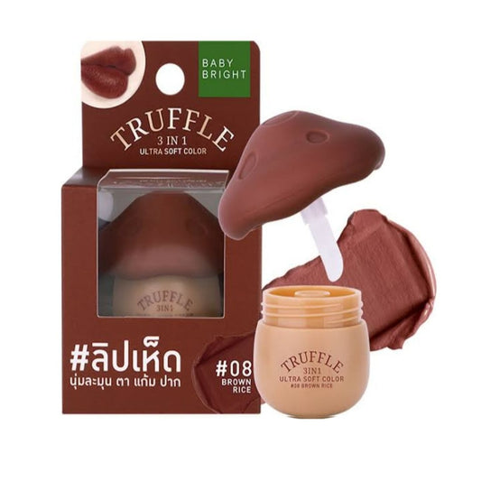 Baby Bright Truffle 3 In 1 Ultra Soft Color No.08 Brown Rice 6g