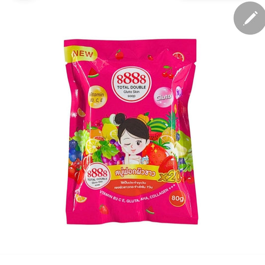 8888 Total Double Gluta Skin Soap 80g