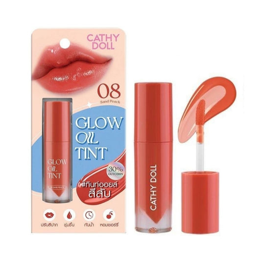 Cathy Doll Lip Tint Glow Oil Tint (no.08) Sand Peach 2.4g