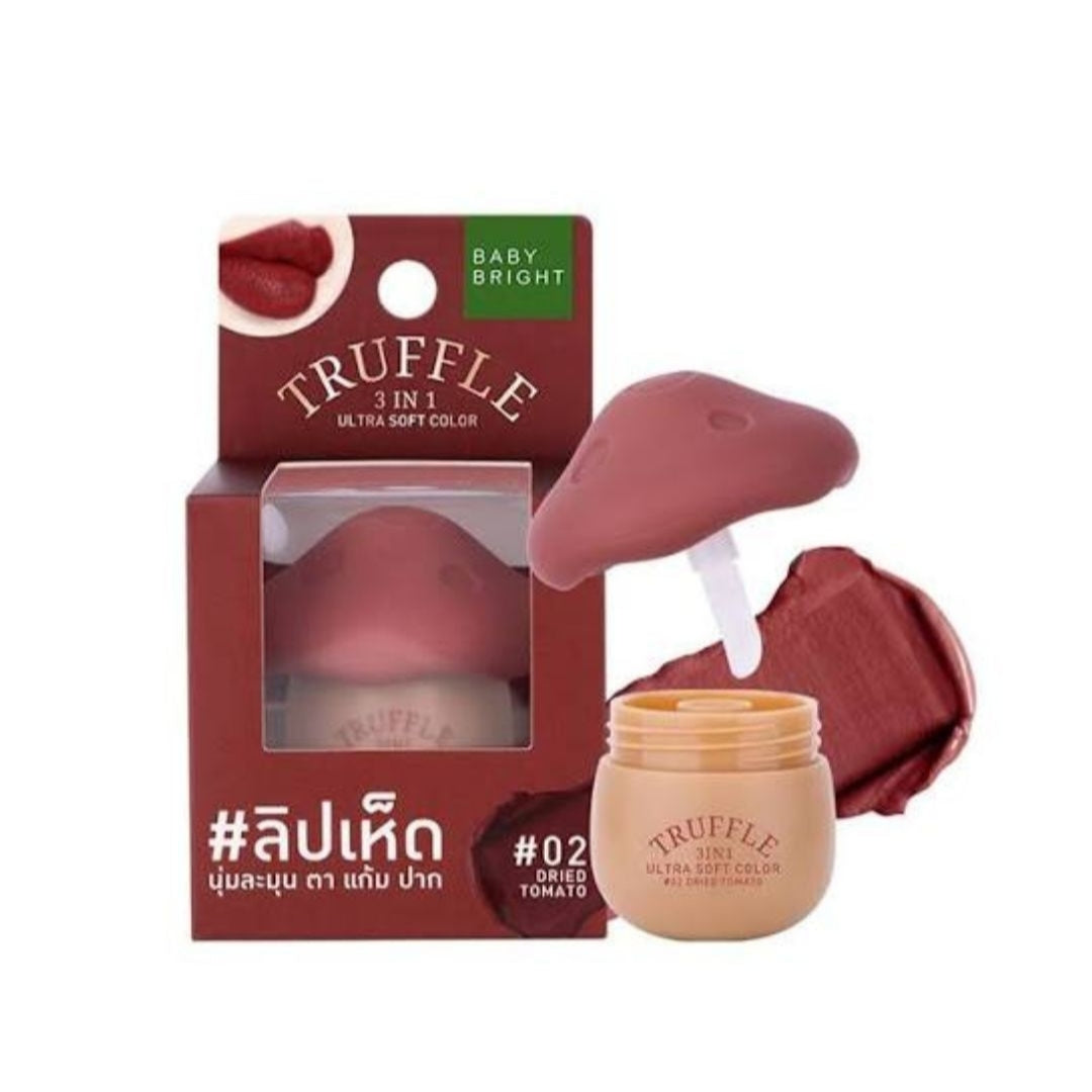 Baby Bright Truffle 3 In 1 Ultra Soft Color No.02 Dried Tomato 6g