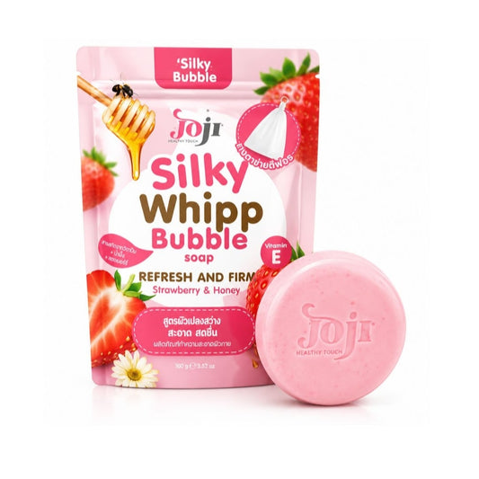 Joji Silky Whipp Bubble Soap Strawberry & Honey 100g