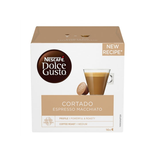 Nescafe Dolce Gusto Cortado Espresso Macchiato 16 Capsules