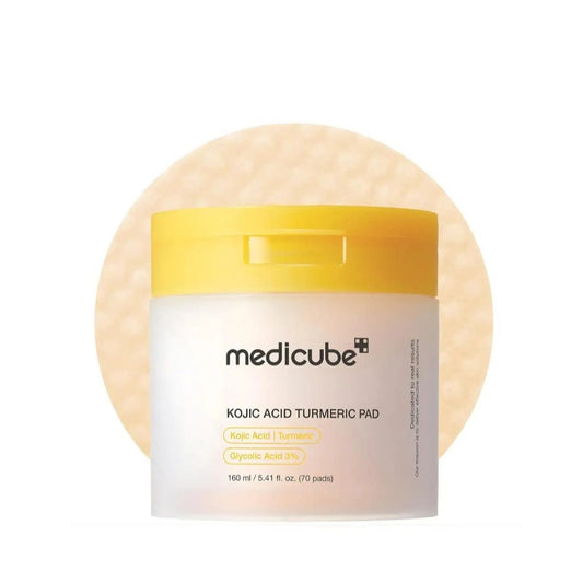 Medicube Kojic Acid Turmeric Clarifying Toner Pad 70pads