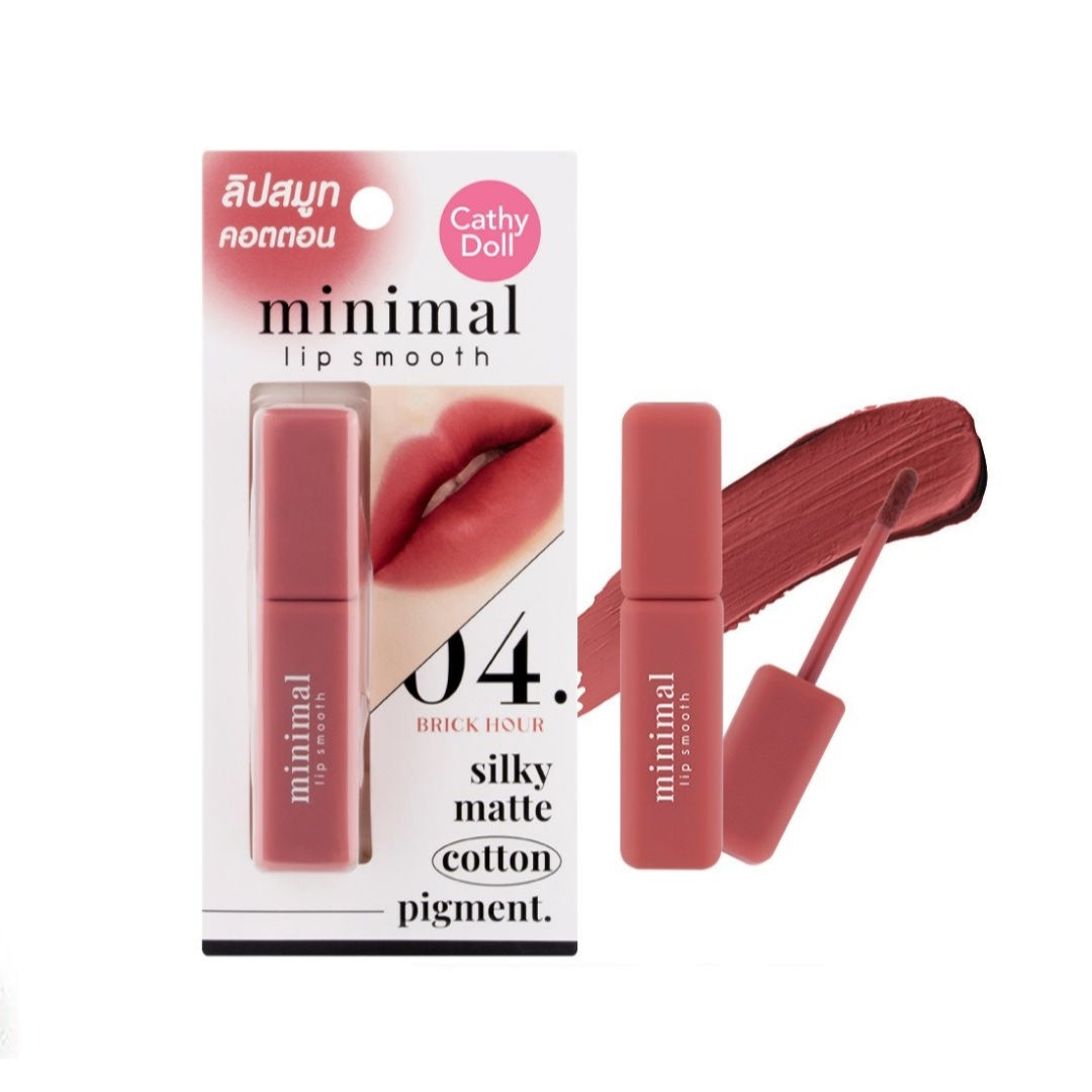 Cathy Doll Minimal Lip Smooth Silky Matte Brick Hour (04) 2.7g
